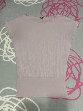 H By Bordeaux Light Pink Dolman Top